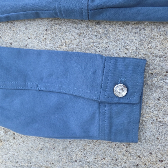 Blue Button-Up Jacket - Picture 7 of 8